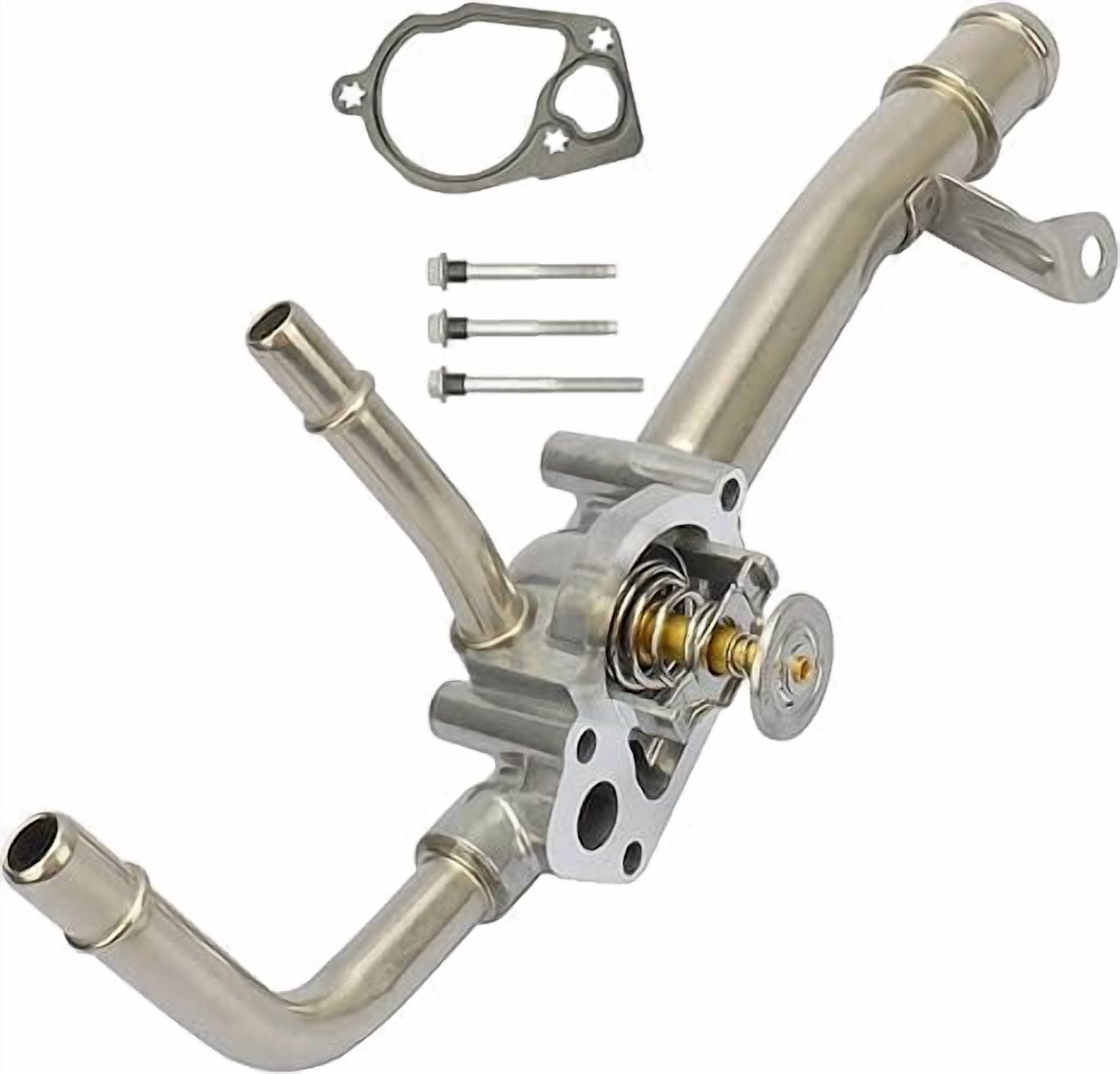 Engine Coolant Thermostat Housing W/Water Inlet & Gasket - DOHC 4,6Cyl ...