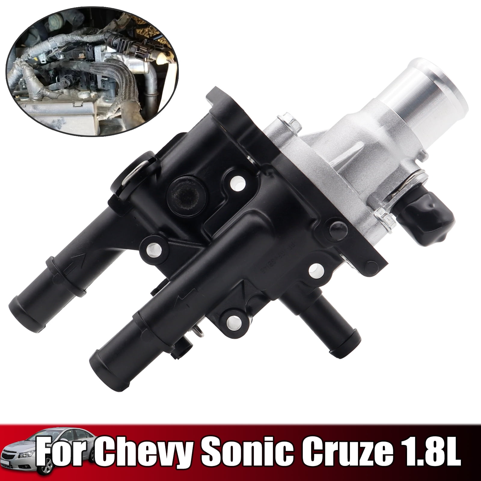 Engine Coolant Thermostat for Chevrolet Chevy Sonic 20122018 Cruze 1