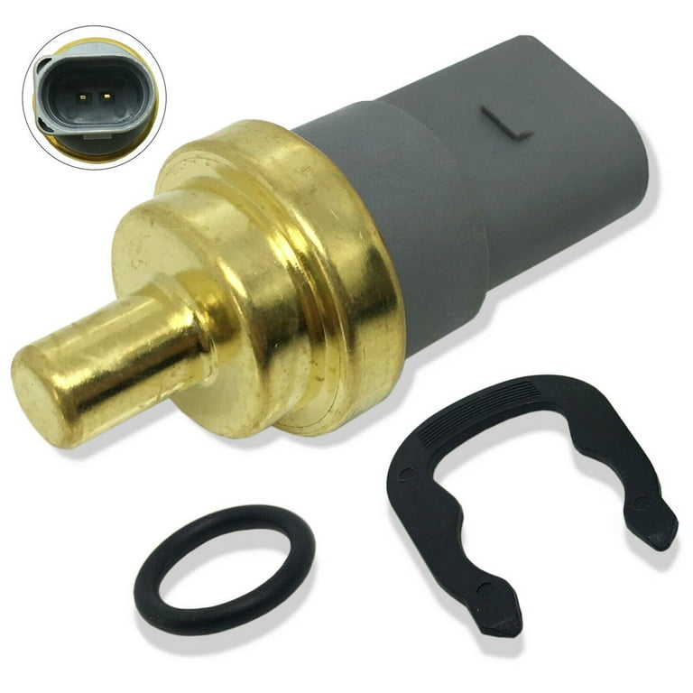 Engine Coolant Water Temperature Sensor with Clip for Audi A3 - A8