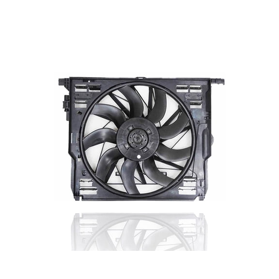 Engine Cooling Fan Assembly - Cooling Direct Compatible/Replacement for '09-15 BMW 760Li 12Cy/6.0L, 11-15 Alpina B7/L/xDrive 8Cy/4.4L - 17117601909