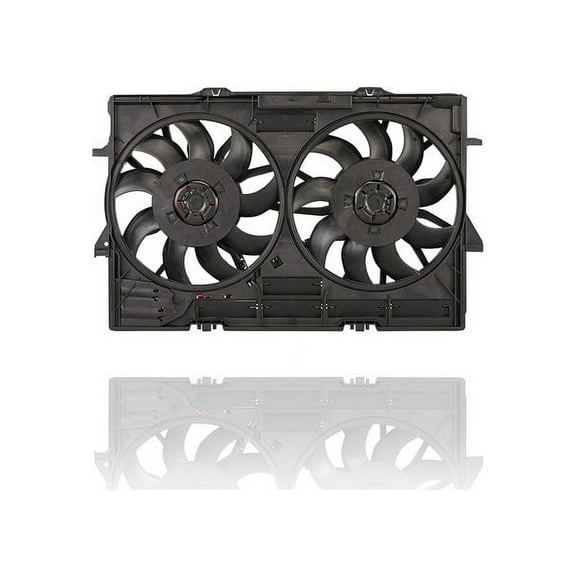 Engine Cooling Fan Assembly - Depo Fit/For AU3115111 13-18 Audi A8/A8L/S8 3.0/4.0L Turbo Gas - 4H0121207C