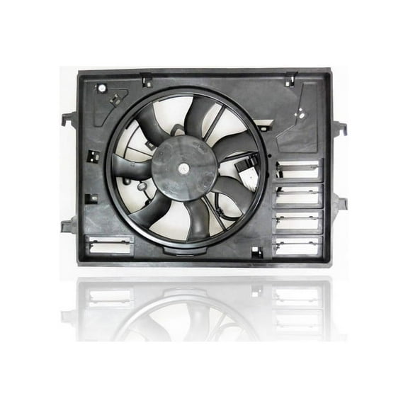 Engine Cooling Fan Assembly - Cooling Direct Compatible/Replacement for '16-21 Mazda MX5 Miata 4Cy/2.0L Automatic Transmission - With Fan Control Module - 7 Blade - PEFB15025