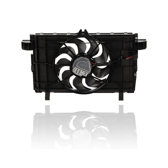 Engine Cooling Fan Assembly Replacement for 20-25 Tesla Model Y, 21-25 Model 3 (China Built Only) 160780800A 160780800B