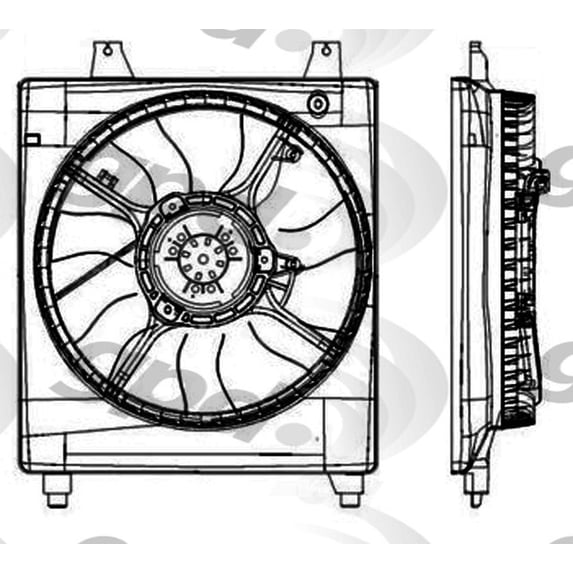 Engine Cooling Fan Assembly