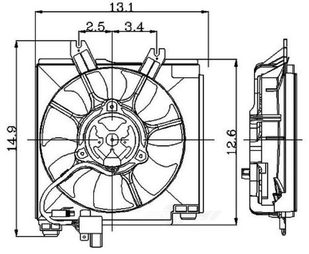 Engine Cooling Fan Assembly