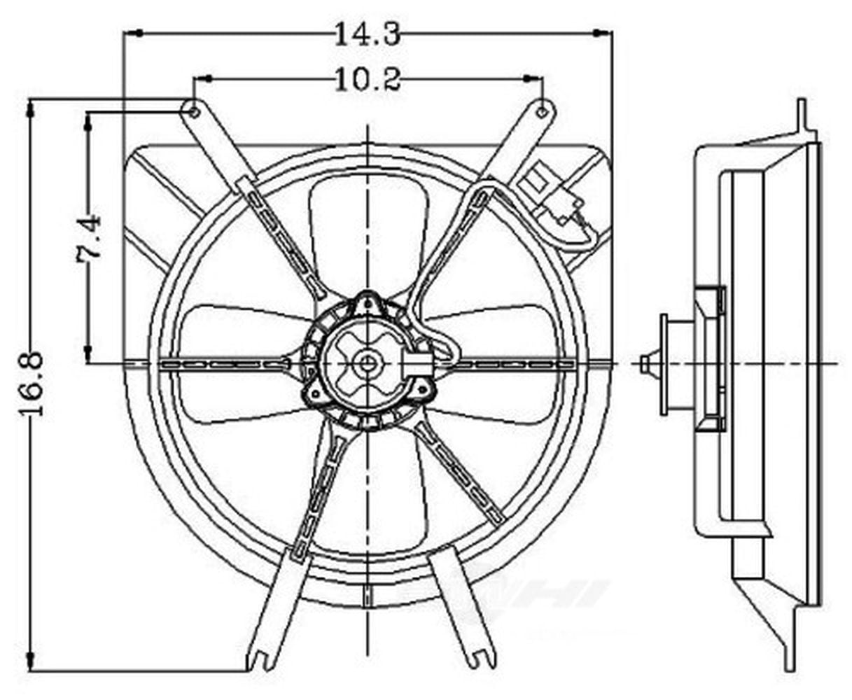 Engine Cooling Fan Assembly