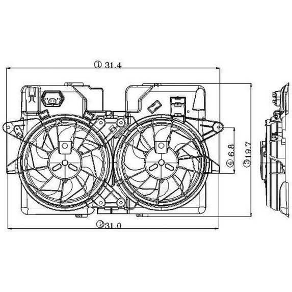 Engine Cooling Fan Assembly