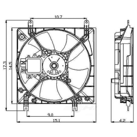 Engine Cooling Fan Assembly