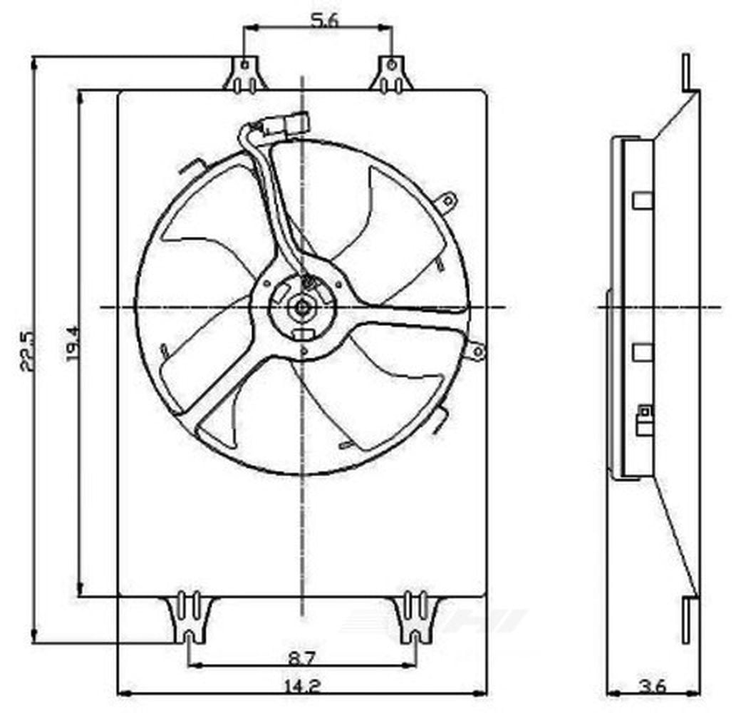 Engine Cooling Fan Assembly