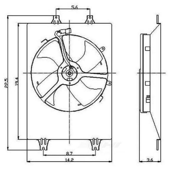 Engine Cooling Fan Assembly
