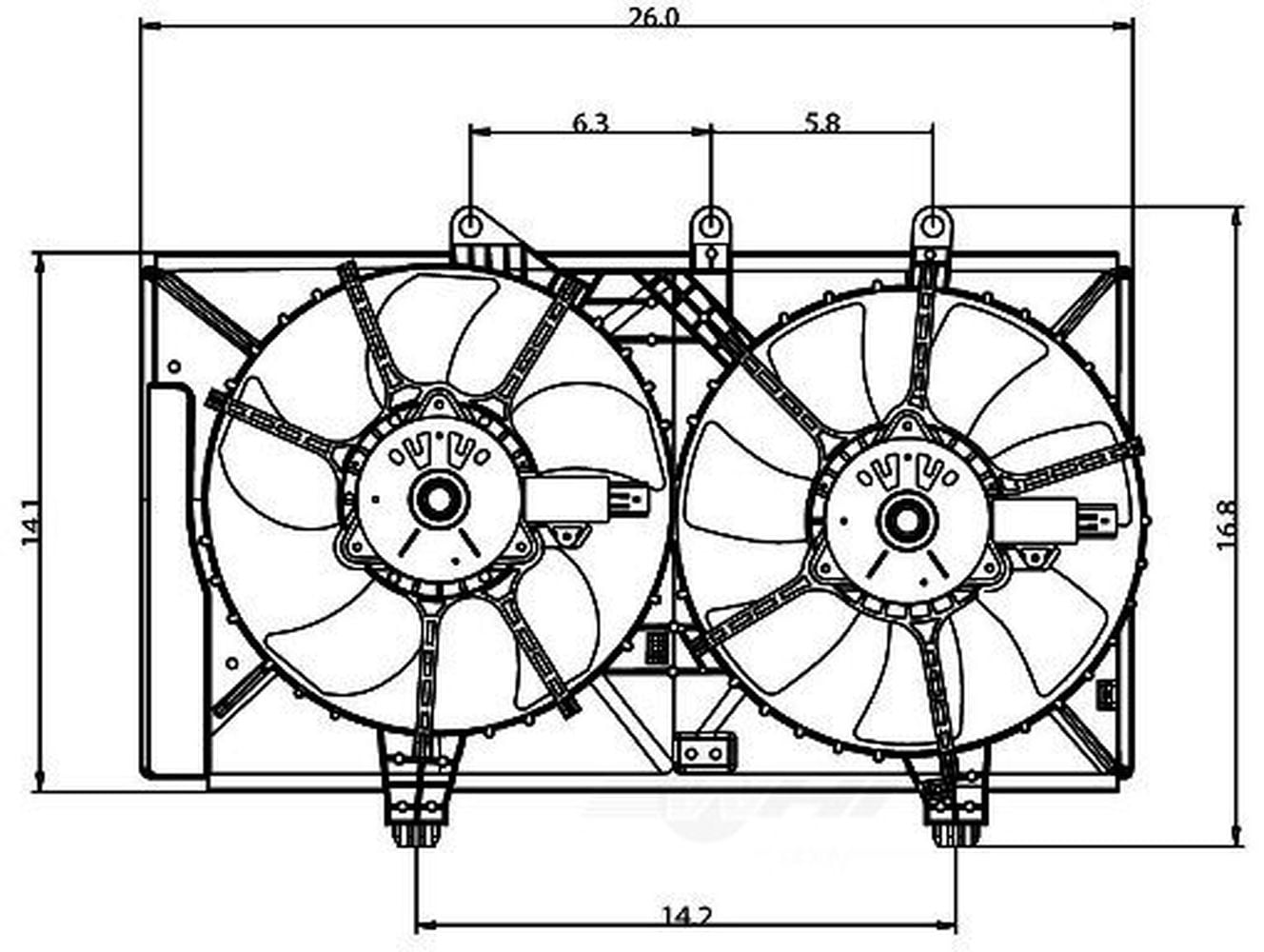 Engine Cooling Fan Assembly