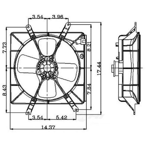 Engine Cooling Fan Assembly