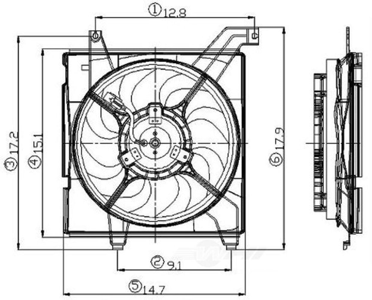 Engine Cooling Fan Assembly