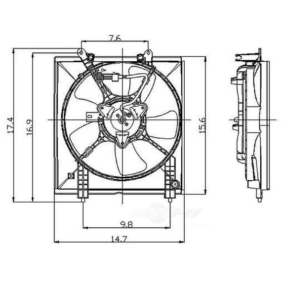 Engine Cooling Fan Assembly