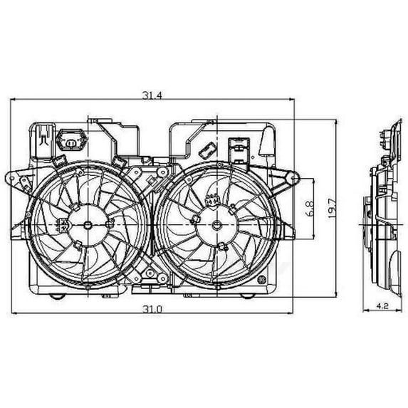 Engine Cooling Fan Assembly