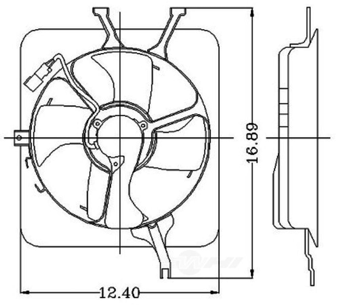 Engine Cooling Fan Assembly