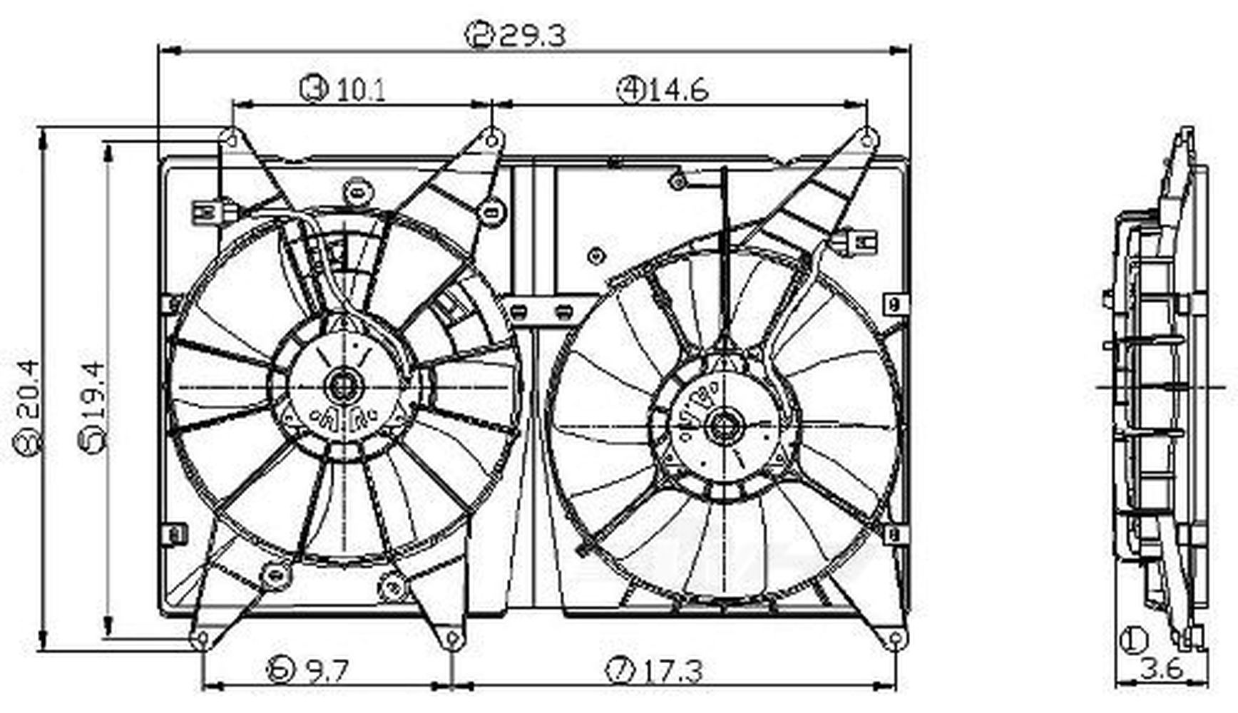 Engine Cooling Fan Assembly