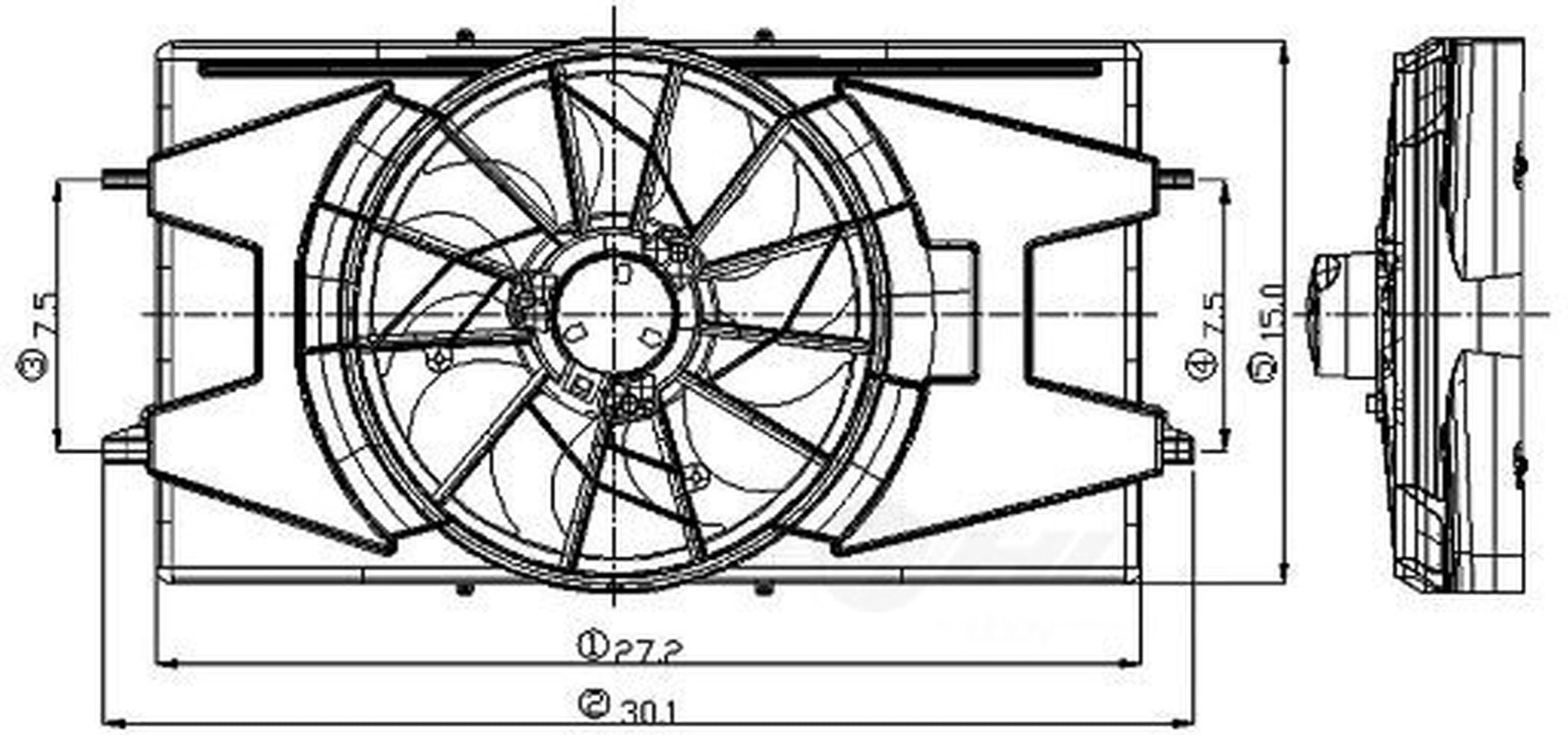 Engine Cooling Fan Assembly
