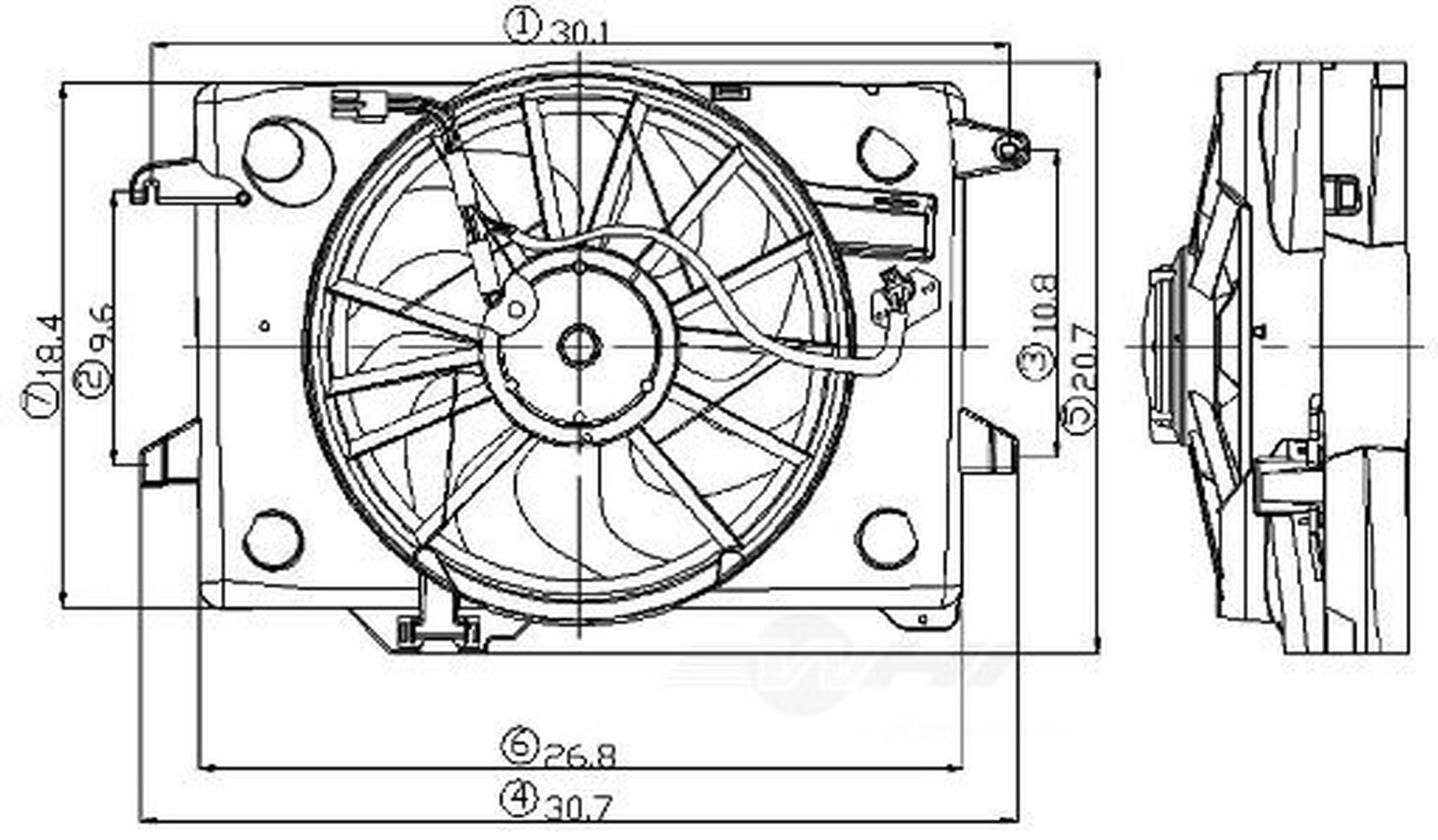 Engine Cooling Fan Assembly