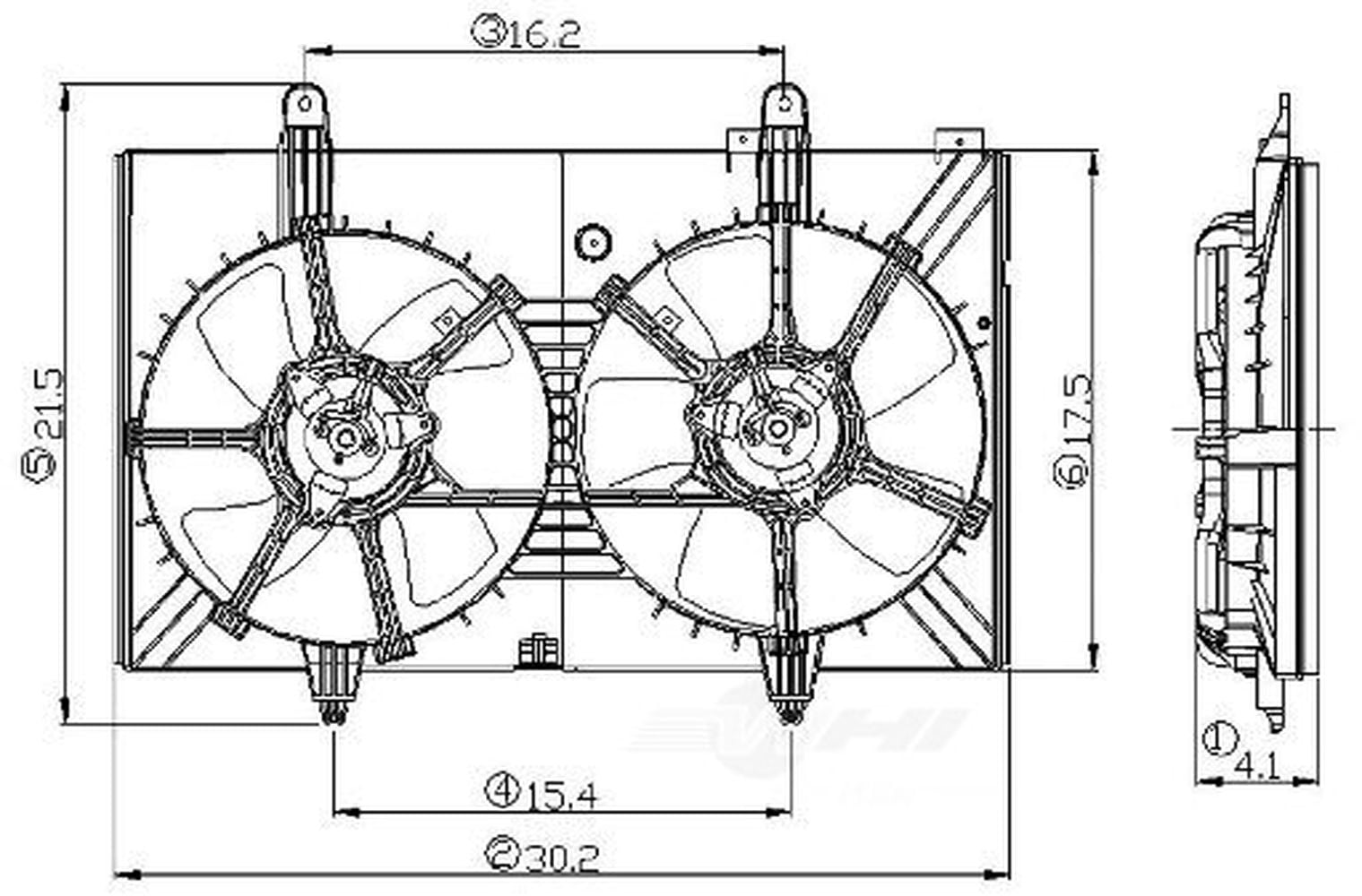 Engine Cooling Fan Assembly - Walmart.com