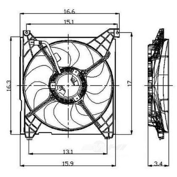 Engine Cooling Fan Assembly