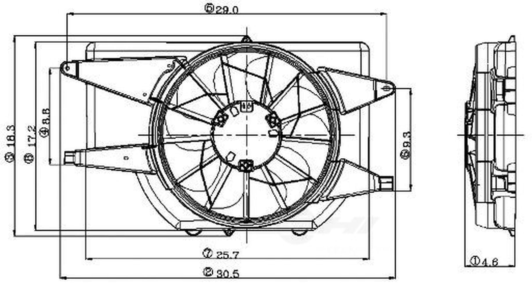 Engine Cooling Fan Assembly