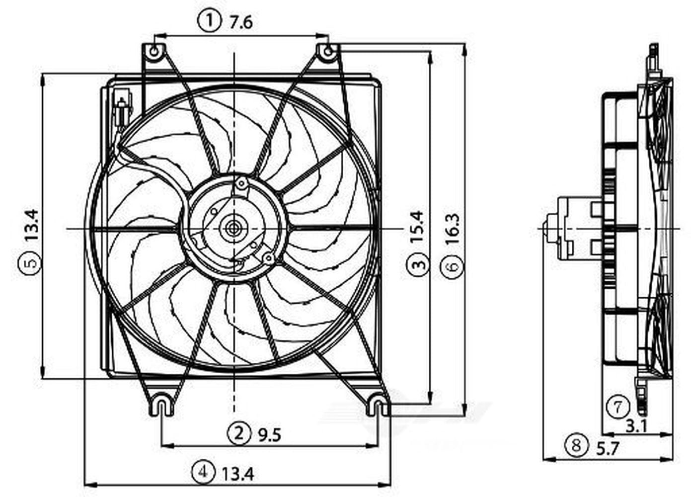 Engine Cooling Fan Assembly