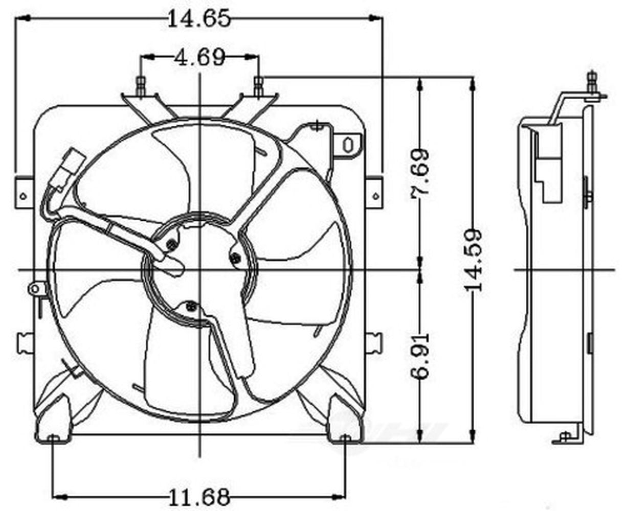 Engine Cooling Fan Assembly