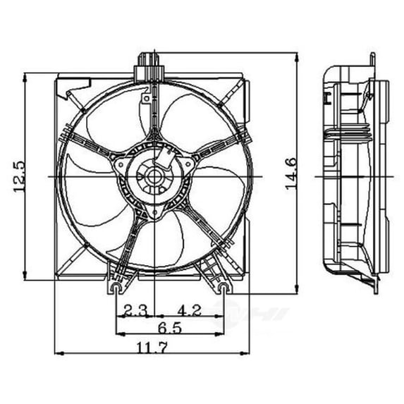 Engine Cooling Fan Assembly