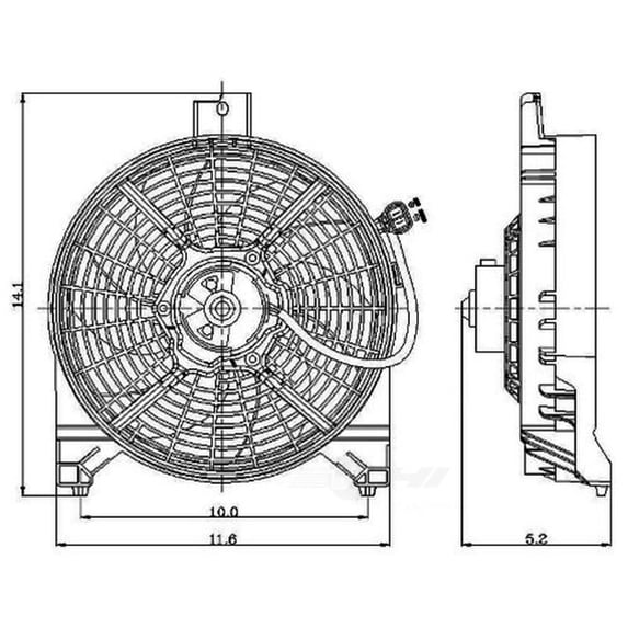 Engine Cooling Fan Assembly