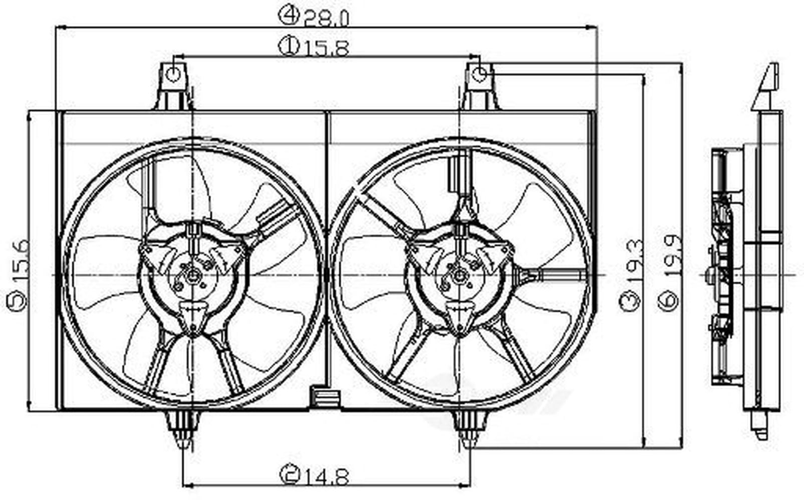 Engine Cooling Fan Assembly