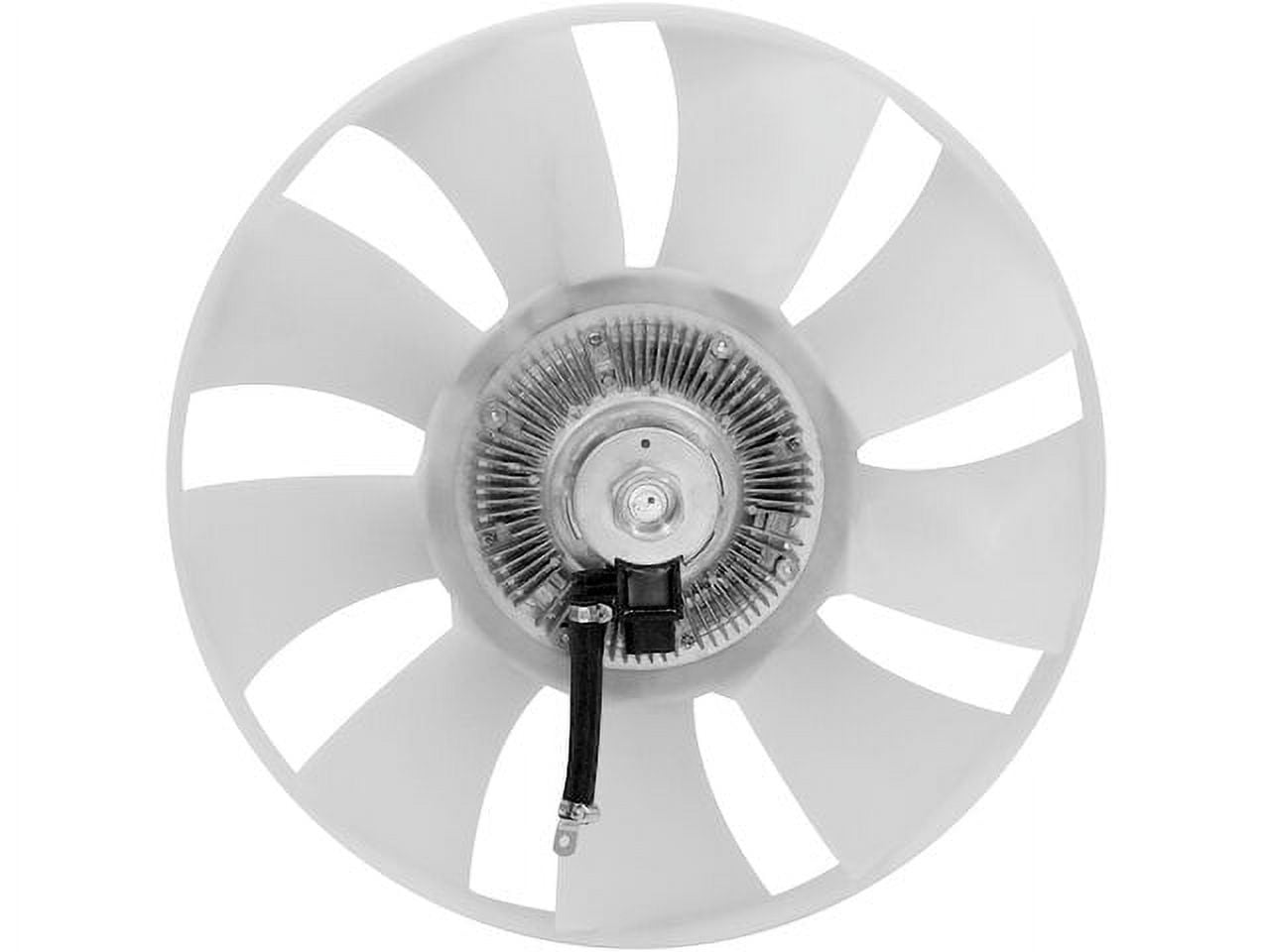 Engine Cooling Fan Clutch with Fan Blade Assembly Compatible with
