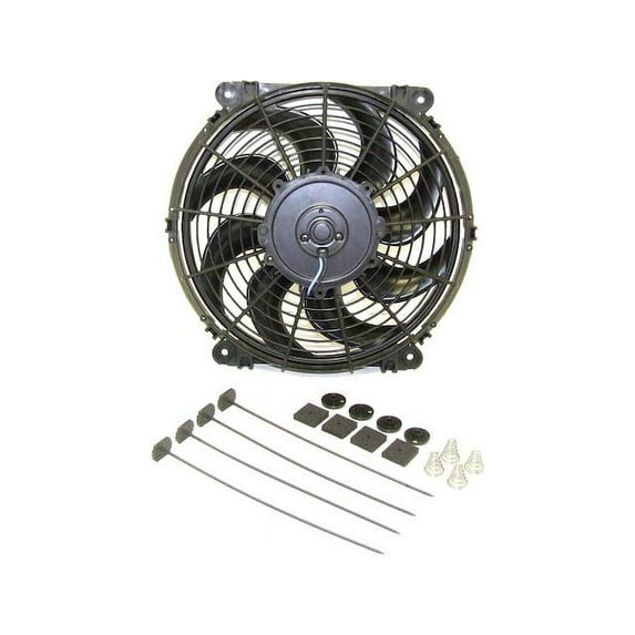 Engine Cooling Fan - Compatible with 2001 - 2017 Hyundai Santa Fe 2002 2003 2004 2005 2006 2007 2008 2009 2010 2011 2012 2013 2014 2015 2016