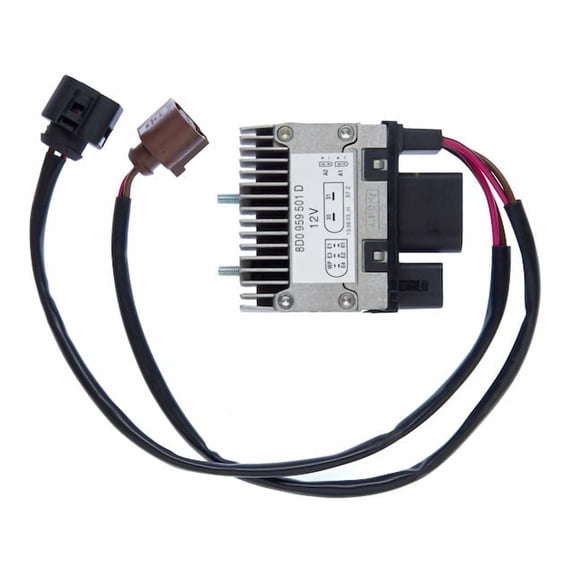 Engine Cooling Fan Module - Compatible with 2000 - 2004 Audi A6 Quattro - Gates