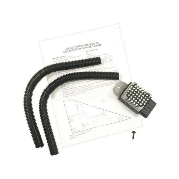 Engine Cooling Fan Module - Compatible with 2002 - 2003 Jeep Liberty