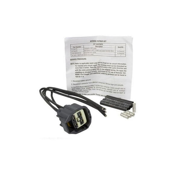 Engine Cooling Fan Motor Connector - Compatible with 2018 - 2022 Ford Expedition 2019 2020 2021