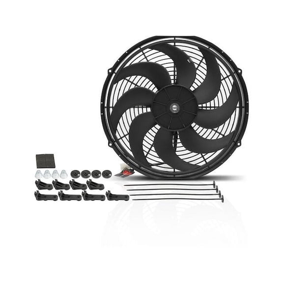 Engine Cooling Fan One Set - Compatible with 2006 - 2007 Subaru B9 Tribeca - Autopart Premium