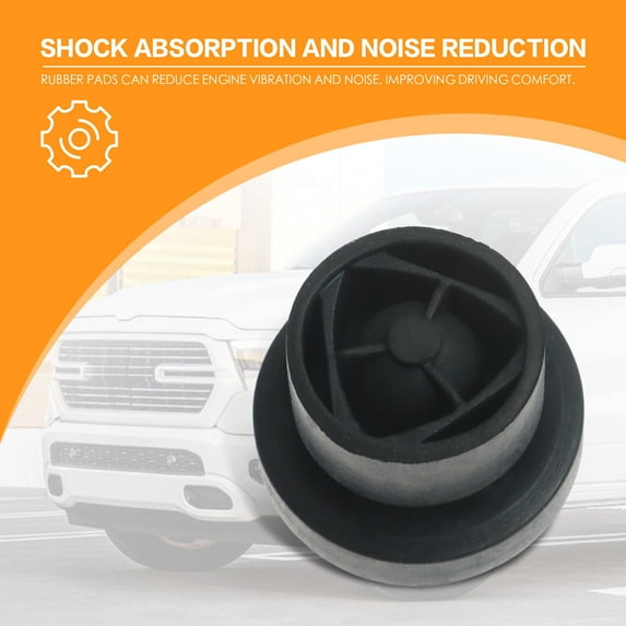 Engine Cover Mounting Rubber Grommet for 2014-2021 Jeep Dodge Chrysler Ram