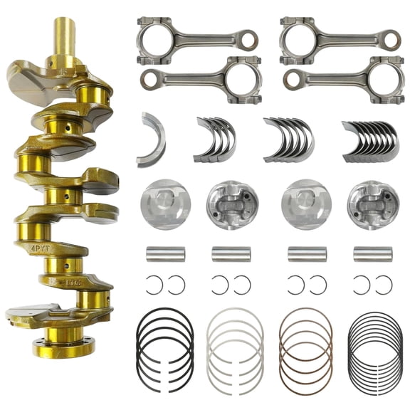 Engine Crankshaft Piston Kit Bearing Set Con Rods For Buick Regal Cadillac Chevy Camaro Equinox Malibu GMC 2.0L 2013-2022