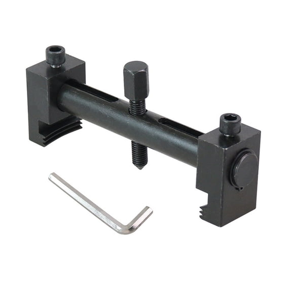 Engine Crankshaft Pulley Remover Crankshaft Pulley Removal Puller Tool with Wrench Adjustable Pulley Removal Tool