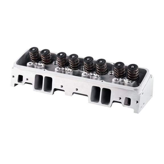 Engine Cylinder Head Assembly, Aluminum SBC 327/350/383 Small Block Engine, Replacement Kit, Performance Upgrade, Complete Pre-Assembled