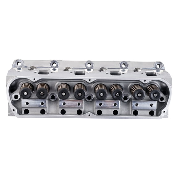 Engine Cylinder Head Assembly Replacement Compatible with Small Block Ford SBF GT40 289 302 351W Engines, Fully Assembled Aluminum Cylinder Head for Ford Mustang and Related Applications