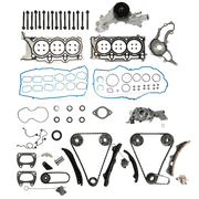 Engine Cylinder Head Gasket Set Timing Chain & VVT Kit For Dodge Chrysler Jeep Ram 3.6L V6 11-15