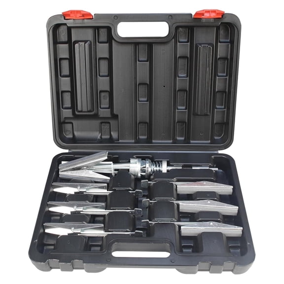 Engine Cylinder Hone Deglazer 2 inches to 6-1/2 inches Adjustable 4 inches Long Blade with100 220 400 Grit Stones Piston Cylinder Hone with black case