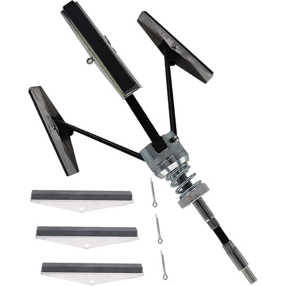 Engine Cylinder Hone Tool 2"-7" Diameter Adjustable Deglazer with 3-Piece 4" Long Stones 220 Grit Kit