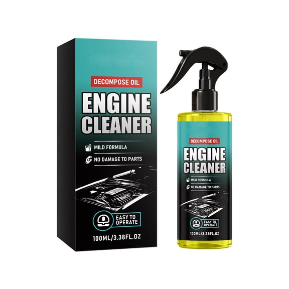 Engine Degreaser Cleaner 100ml Powerful Oil Stain Carbon Deposit Remover Universal Exterior Cleaner Easy Application