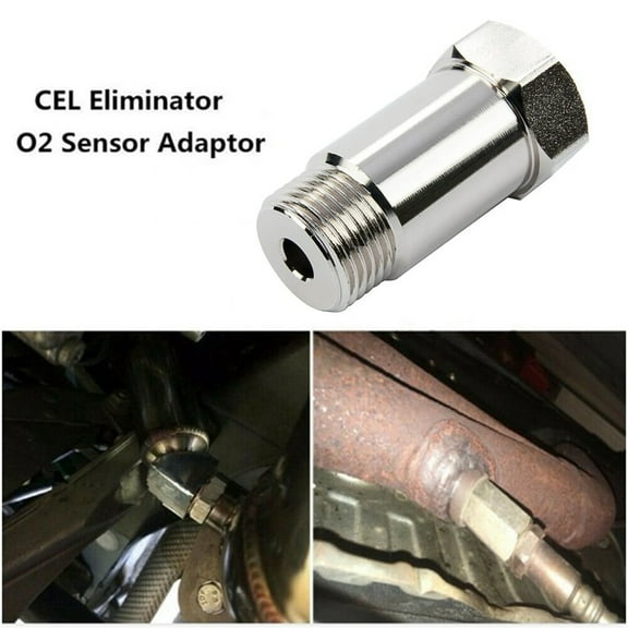 Engine Dimmer Oxygen Sensor Connector Screw - M18*1.5, 1.77 Inches, Galvanized Steel Replacement