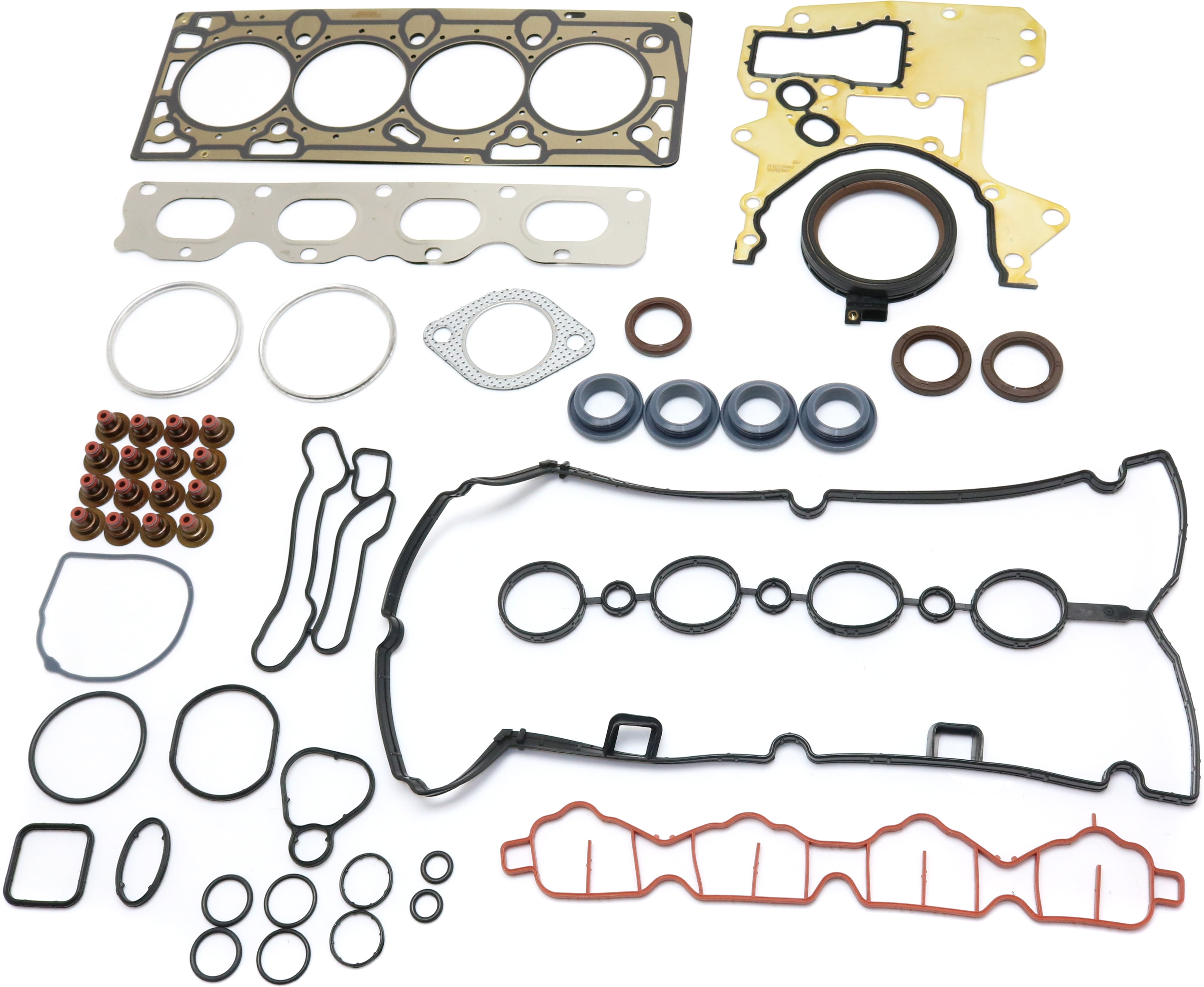 Engine Gasket Set Compatible with 2009-2011 Chevrolet Aveo 2009-2011 Chevrolet Aveo5 2009-2010 Pontiac G3 4Cyl 1.6L Set