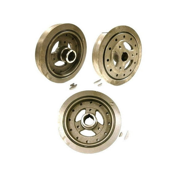 Engine Harmonic Balancer - Compatible with 1989 - 1991 Chevy V3500 5.7L V8 1990