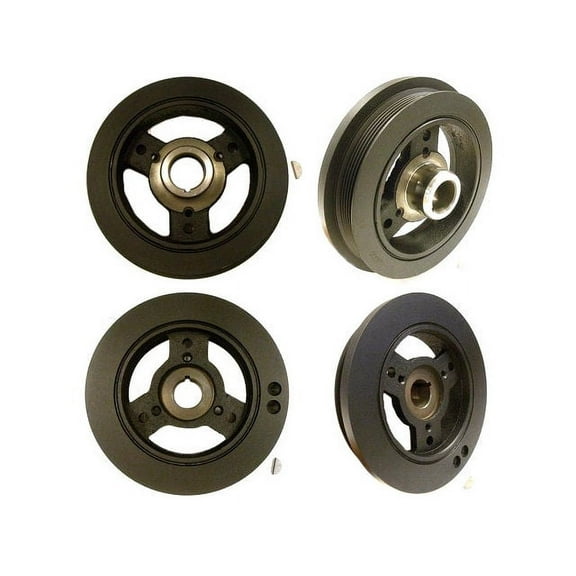 Engine Harmonic Balancer - Compatible with 1991 - 1995, 1997 - 2000 Jeep Wrangler 4.0L 6-Cylinder 1992 1993 1994 1998 1999